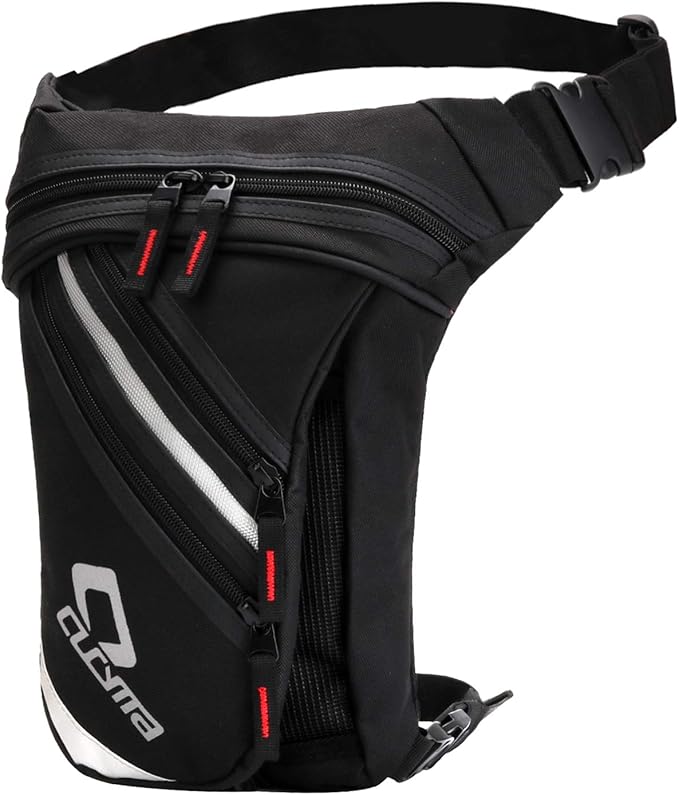 Marsupio Gamba Moto WACCET - Borsa Cosciale Impermeabile Per Trekking, Ciclismo E Arrampicata