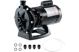 QUEENCAR PB4-60 Booster Pump 3/4 HP Fit for Polaris 180 280 380 480 3900 Kreepy Krauly＆Letro Legend Pressure Pool Cleaners Compatible with Polaris 180-480