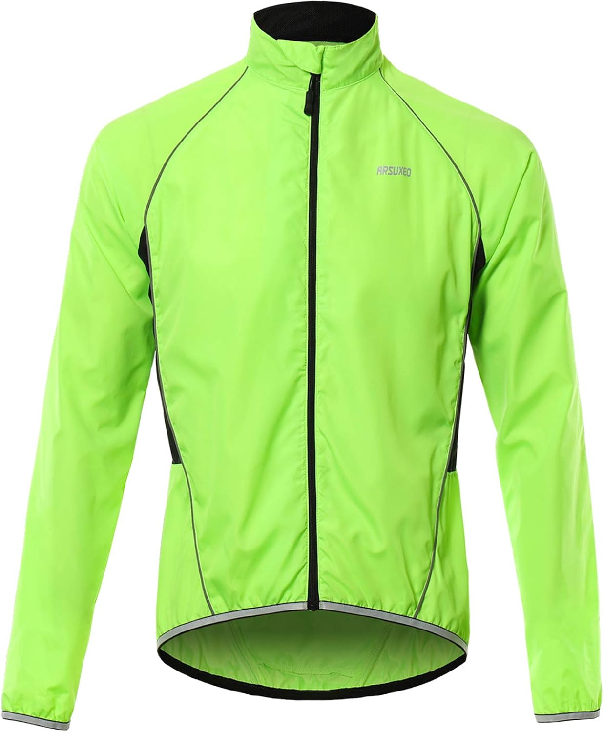 Lixada Reflective Cycling Jacket Men Breathable Long Sleeve Bicycle