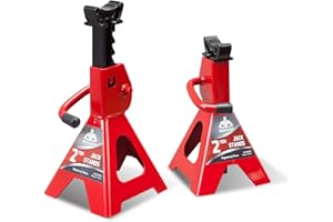 Low Profile Jack Stands, 2 Ton (4,000 LBs) Lifting Car Stand Fit Use for Small Vehicles, 2 Pack