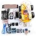 Crenova Robot Car Kit for Arduino, 4 Wheel Bluetooth Utility Vehicle Intelligent Robotics L298N Motor Driver Robot Smart Car kit