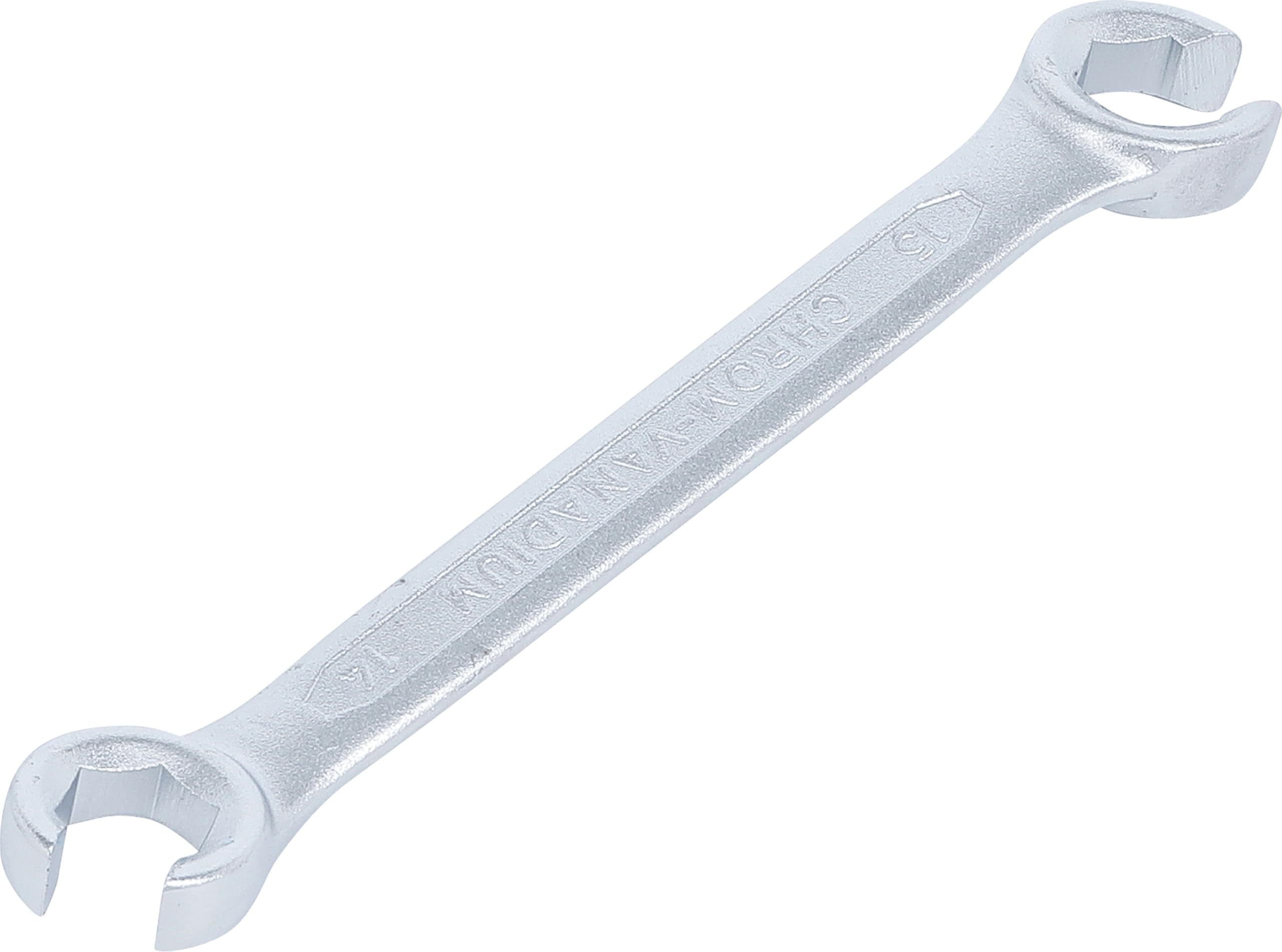 BGS 1761-14x15 | Double Ring Spanner, open Type | 14 x 15 mm