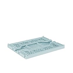 AYKASA Collapsible Storage Bins, Plastic Crate for