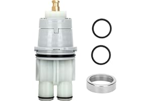 WAIROOL RP46074 Shower Valve Cartridge Assembly Compatible For Shower and Tub 13/14 Series Faucet, Single-handle Universal Valve Replacement Monitor Cartridge with RP22734 Bonnet NutNut.