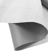A-Express Grained Faux Leather Fabric Grey 0.8mm 140cm x half metre view 4