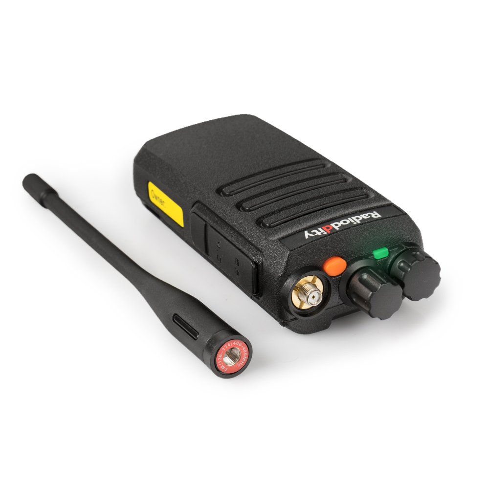 Voice Prompt Commercial Use Original Earpiece and 2 Antennas Radioddity GD77S DMR Dual Band Two