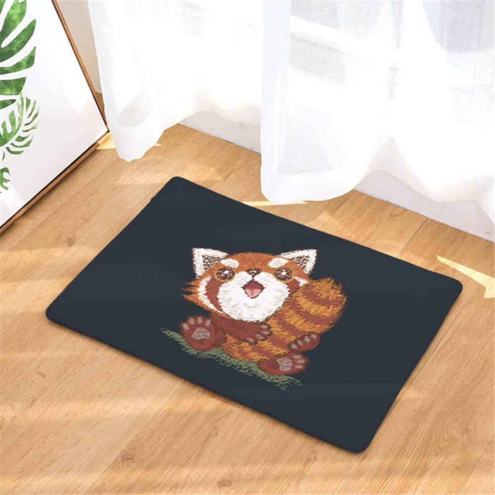KFEKDT Cartoon Memory Foam Carpet Flannel Carpet Bathroom Door Mat Cleaning Mat Area Home Decor Rug No-1 400mm x 600mm