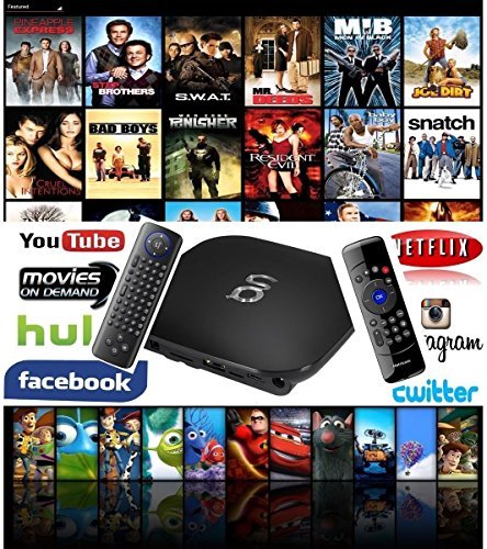 NEWEST FULLY LOADED Matricom GBox Q Quad/Octo Core Pre-installed 100+ Add-Ons with Free Flymote Keyboard &amp; Super G-Box Key. PLUG N' PLAY Over 100 ADD ONS PREINSTALLED