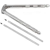 Chef Craft Classic Nut Cracker with Picks, 6.75 inch, Stainless Steel