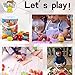 LEBBIN Cutting Food Wooden Play Food Set Educational Toy Pretend Food with Knife Fruit Vegetable Fish and Cutting Board