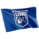 Desert Cactus University of North Georgia UNG Flag - 3 x 5 Feet Nighthawks Banner, Indoor/Outdoor Durable Fabric, 100% Polyester Design (Style 3)