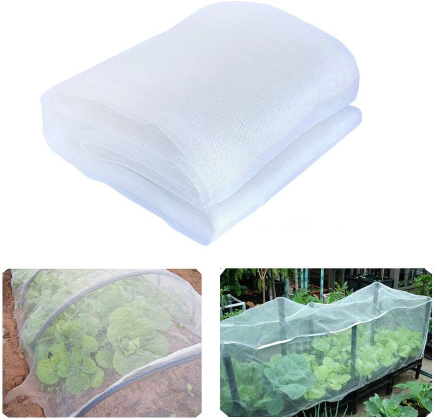 YBB 9.8'x6.6' Bug Insect Garden Barrier Netting Plant Cover, Thicken Mosquito Bird Screen Hunting Blind Garden Mesh Net for Protect Plant Fruits Flower