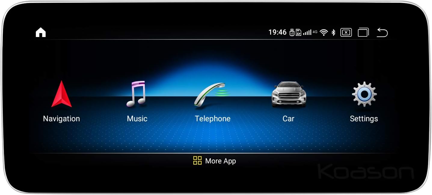 Android9.0 W176 X156 C117 Qualcomm 8 Core 4+64GB 10.25" Blueray AntiGlare Screen Monitor 4G CarPlay Multimedia Player GPS Navigation for Benz A CLA GLA Headunit NTG4.X