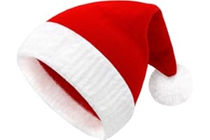 Sarfel Baby Santa Hat Toddler Santa Hat Knit Infant Christmas Hats Newborn Xmas Hats Red Warm Christmas Beanie Santa Costume