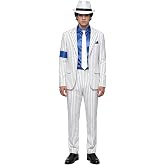 Dance Star Costume for Men 80s 90s Pop Stage Outfits Retro Dance Disco Suit for Adults Stage Halloween Cosplay Party