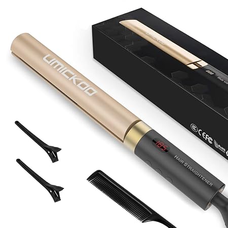 Haarglätter UMICKOO Glätteisen Straightener Professional Glätten und Locken für Haarstyling: Glätteisen 2 in 1 Lockenstab mit