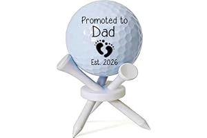 Promoted to Dad Pregnancy Reveal Golf Gifts for Dad Men, Father's Day Pregnancy Announcement Golfing Gift Decor for New Dad F