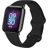 FnKer Compatible with Apple Watch Band 38mm 40mm 42mm 44mm Women Men, Soft Silicone Sport Strap Replacement Bands…