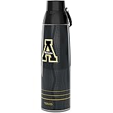 Tervis Venture Water Bottle Appalachian State Mountaineers - Full Speed Triple Insulated Tumbler Travel Cup Keeps Drinks Cold & Hot, 36oz, Stainless Steel