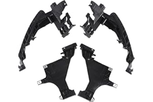 Front Headlight Mount Support Bracket 4Pcs Heavy Duty ABS Headlight Support Mount Vibration Resistant Left Right Headlight Mo