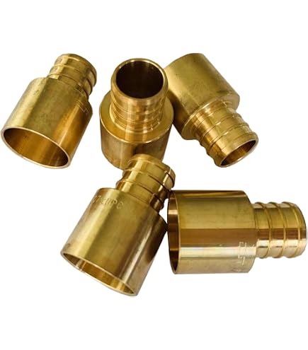 25-Pack Sharkbite 3/4" PEX X 3/4" NPT Male Adapter – Lead-Free Brass Crimp Fittings