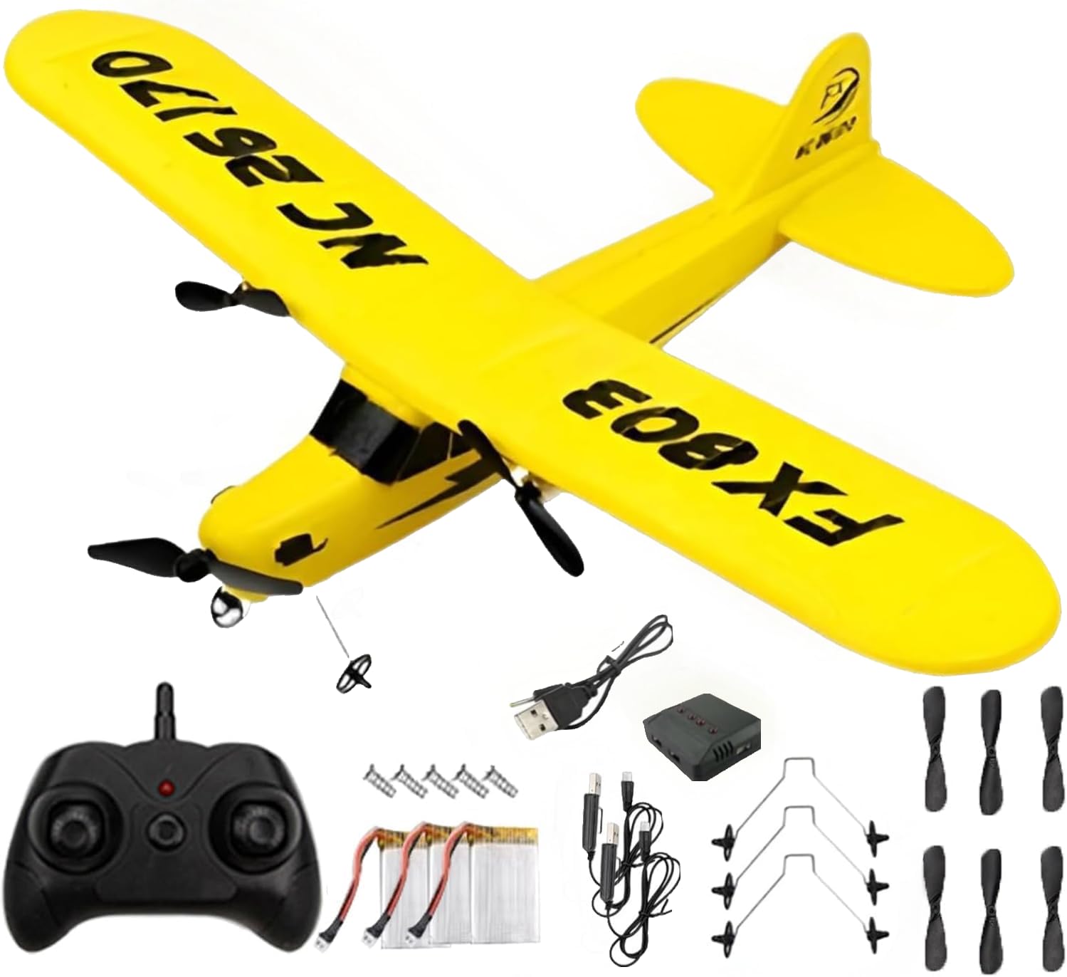 Messerschmitt Bf 109 2.4GHz RC Plane - Foam Warbird With 6-Axis Gyro