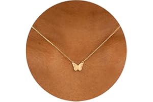 VRIUA Gold Necklace for Women - 14K Gold Plated Dainty Italian Horn Star of David Butterfly Sun Lotus Volleyball Baseball Cowboy Boots Necklace Jewelry Everyday for Women