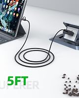 Superer USB C Micro USB Charging Cable Cord for Samsung Galaxy Tab A E S 10.1" view 3