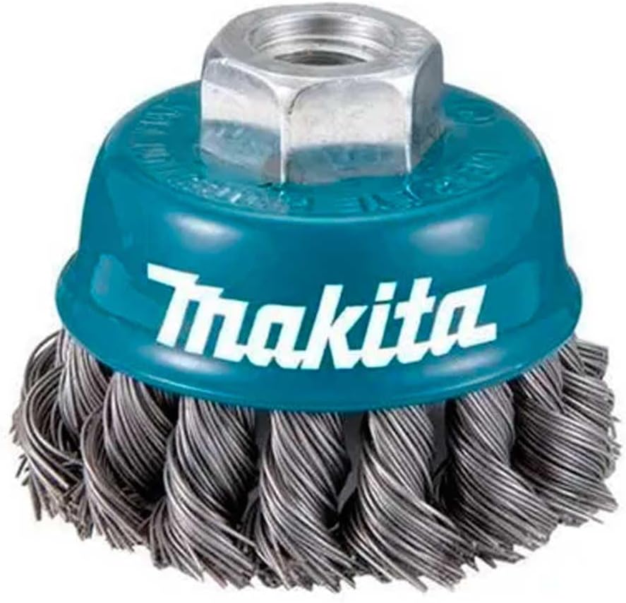 Makita D-24131 Bowl Cup Brush 75mm M14 Twisted Knot Steel Wire Grinder