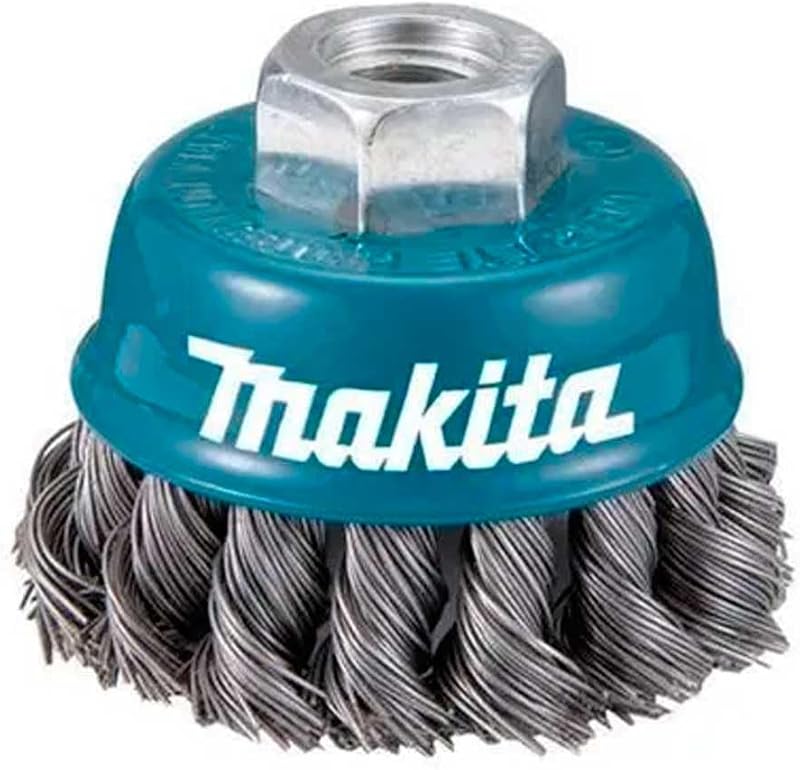 Makita D-24131 Bowl Cup Brush 75mm M14 Twisted Knot Steel Wire Grinder