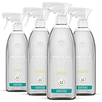 Method Daily Shower Cleaner Spray, Plant-Based & Biodegradable Formula, Spray and Walk Away - No Scrubbing Necessary, Eucalyp