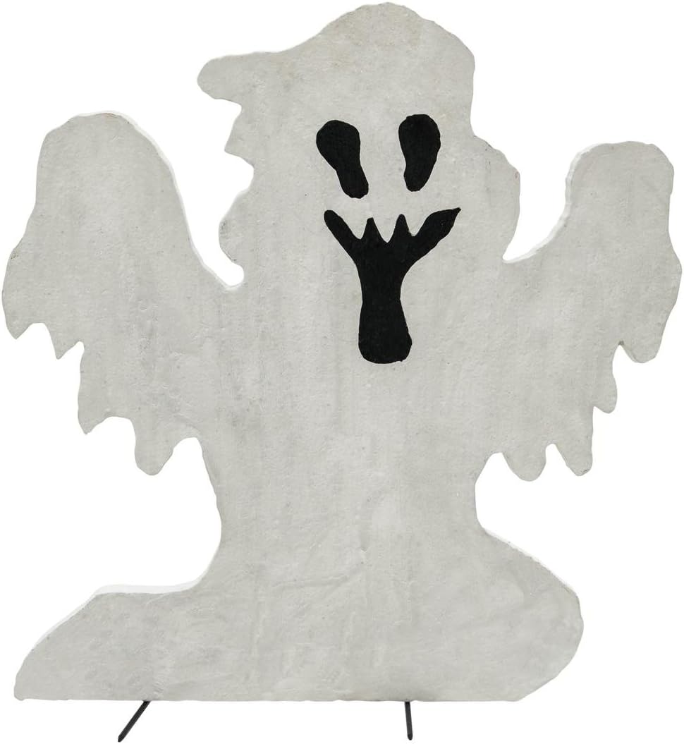 Silueta De Fantasma De Halloween Spooky Ghost Blanco 58cm Figura Decorativa Noche De Halloween Showking Amazon Co Uk Kitchen Home