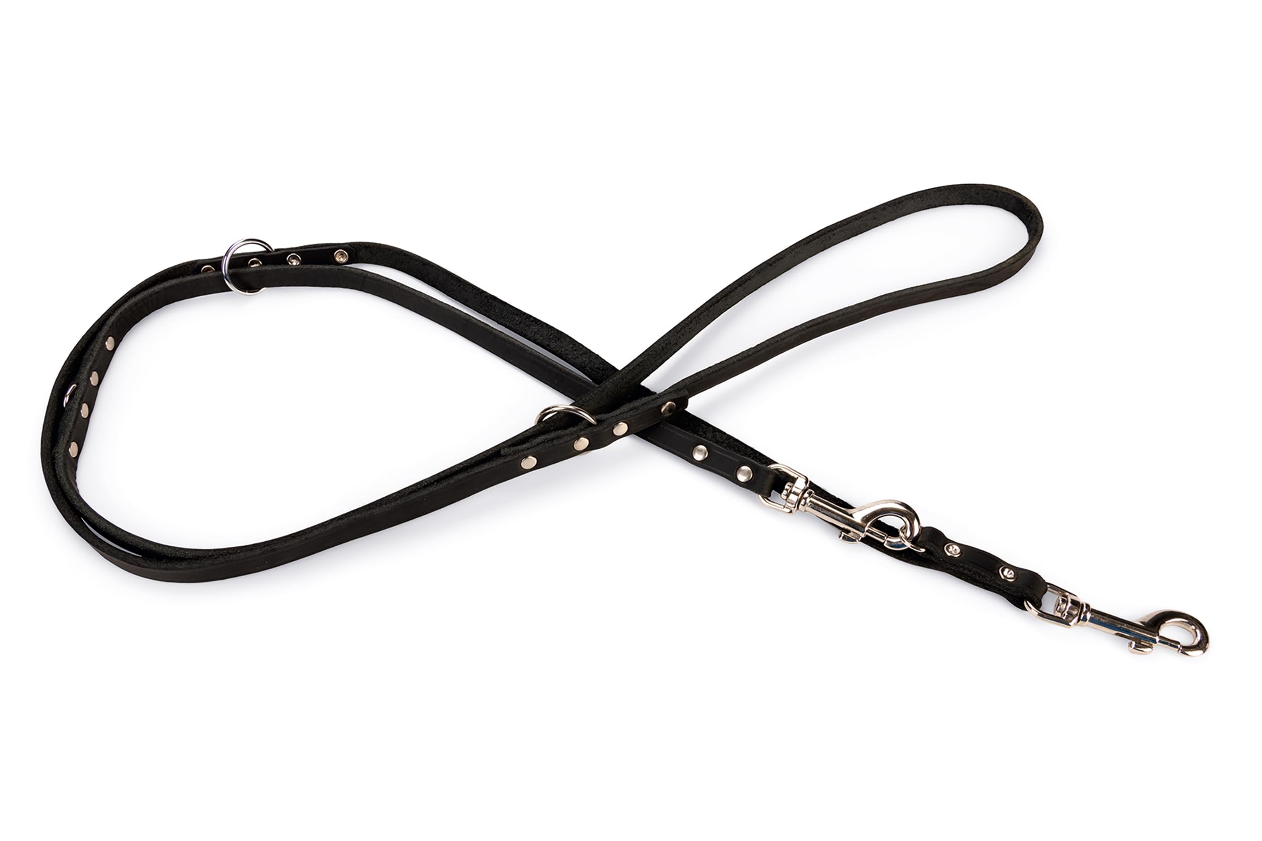Karlie Rondo Riveted Training Leash, 12 mm x 240 cm, Black