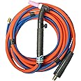 AMERIARC 200Amp Air-cooled WP-26FV Tig Welding Torch Flex Head - Complete Package with 15-ft Power Cable Hose, Gas Lens, Ceramic Cup, Power Cable Connector and Torch Accessories