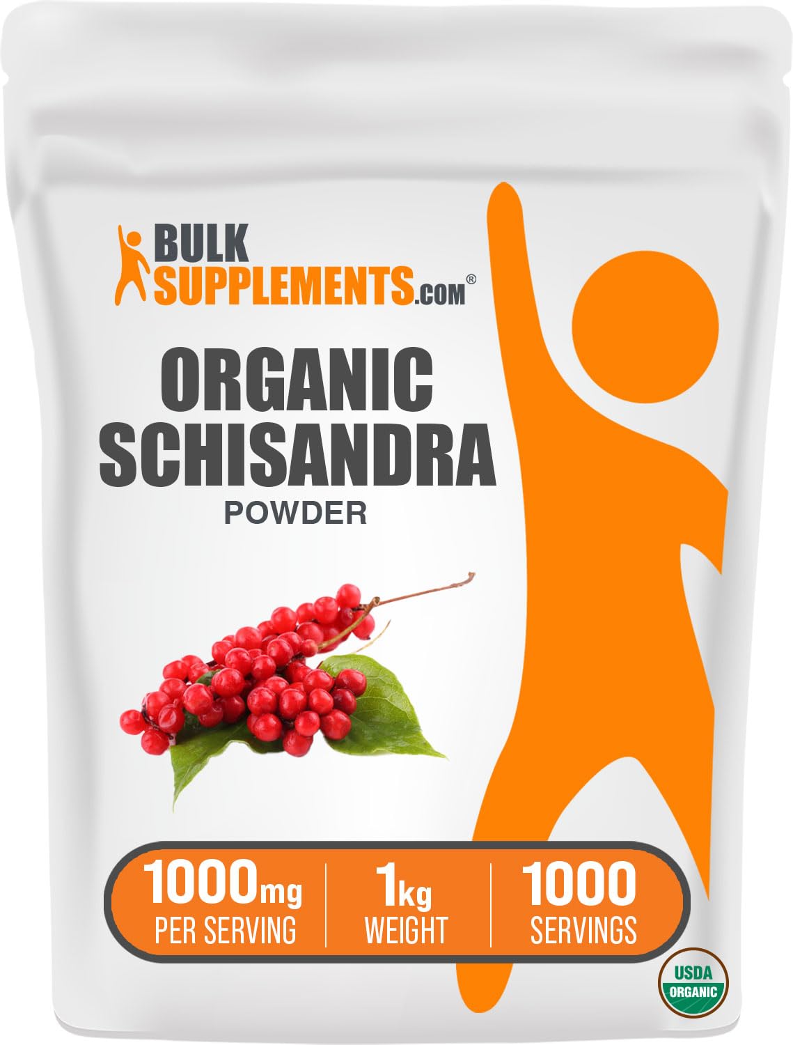 BulkSupplements.com Organic Schisandra Powder