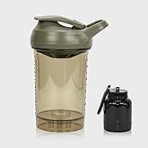 CREAWELLAY Protein Shaker Bottle, Leakproof Protein Cup for Gym, Fitness & Supplements(1pack,Green)