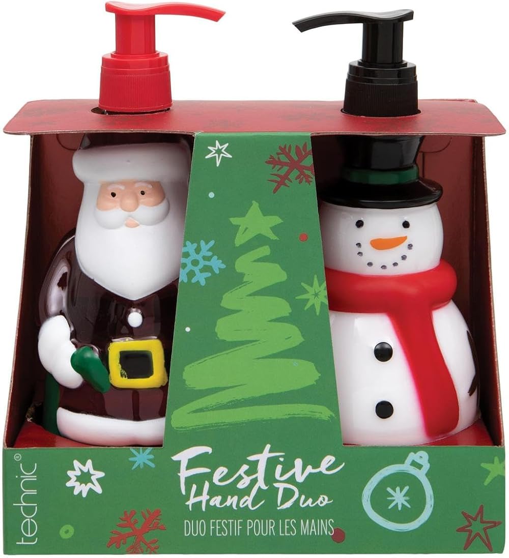 Technic Christmas Hand Wash and Lotion Duo Festive Novelty Gift Set
