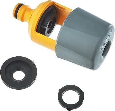 Hozelock Indoor Mixer Tap Connector Fits Square Round Mixer Taps 43x34mm