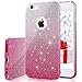 MILPROX Bling Glitter Pretty Sparkle 3 Layer Hybrid Anti-Slick/Protective/Soft Slim TPU Case Compatible with iPhone 6s Plus / 6 Plus