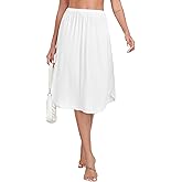 Wikoan Women's Half Slips Long Underskirts Soft Waist Half Slip for Under Dress Nightdress S-3XL