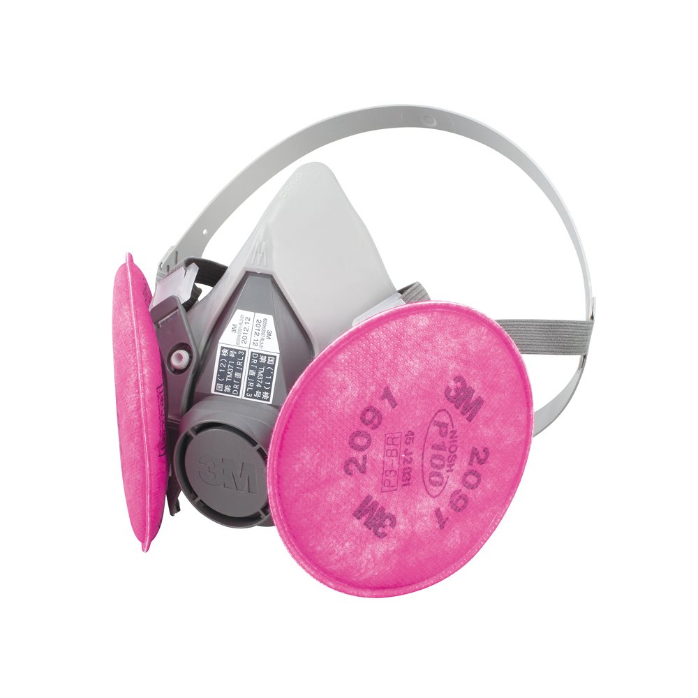 3M取替え式 防じんマスク 国家検定合格 6000/2091-RL3L の商品画像