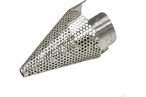 ZZPERFORMANCE 3" EXHAUST MUFFLER CONE INSERT SOUND REDUCER