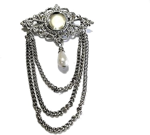 Amazon 約45ｍｍx 約25ｍｍ ブロ チ アクセサリー ファッション スカ フ パ ル調 ブロ チ 2個入り ブローチ 通販