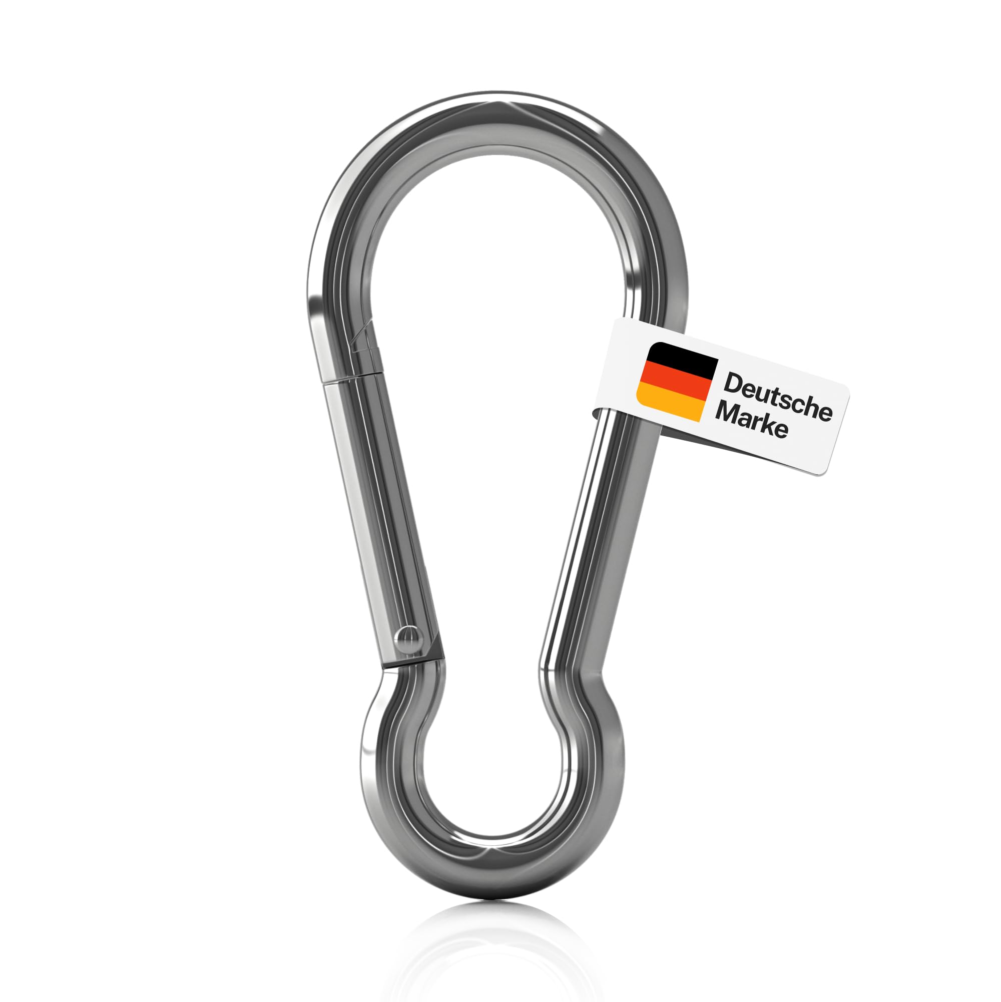 everlar® Carabiner, 15 mm, 6XL, 700 kg, Secure and Easy Attachment of Hanging Chair, Hammock, Swing, Punch Bag, Awning and Much More