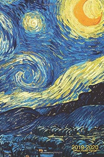 2019-2020: Monthly Pocket Planner 2-Year 24-Month Calendar January 2019 to December 2020 Notes Phone book U.S. Holidays Dates to Remember Password Tracker - Starry Night Van Gogh Paperback – 24 Oct 2018