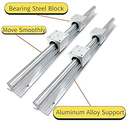 Linear Rail Guide 20mm 2Pcs SBR20-1500mm