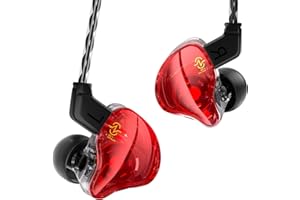 CCZ Coffee Bean Wired Gaming Earbuds, 1DD Driver Wired Earphones, in Ear Monitor with Bass Sound, 3.5mm Plug in Headphone wit