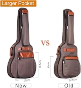 CAHAYA Guitar Bag 40 41 42 Inch Waterproof Case CY0150 with 6 Pockets view 6