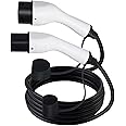 SHAOMUDONG Type 2 Charging Cable for Electric Vehicle, 5m Cable Type 2 to Type 1, Compatible SAE J1772 EV Cars