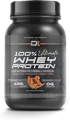 Whey Protein | Proteina in polvere con Collagene, Magnesio e Amminoacidi | Aumenta la massa muscolare | Supporta lo sviluppo e il recupero muscolare | Proteina facile da digerire | 1kg Caramello